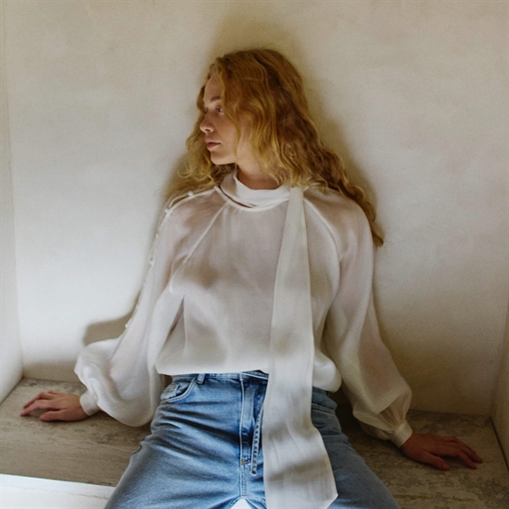 Copenhagen Muse CMTILLY Bluse, Jet Stream